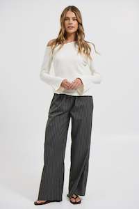 Hannah Long Sleeve Top Ivory