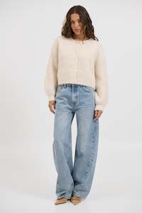 Womens Cream: Valley Cardigan Cream