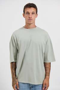 Miller Drop Shoulder Box Tee Pistachio - FINAL SALE