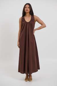 Sold Out Items 1: Pania Maxi Dress Chocolate