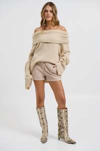 Sweaters Jumpers: Edie Knit Beige