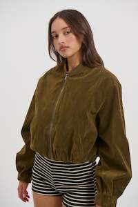 Clara Bomber Khaki