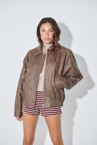 Barkley Bomber Jacket Chocolate