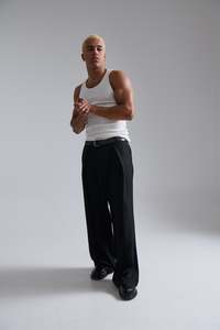 Josh Baggy Pant Black