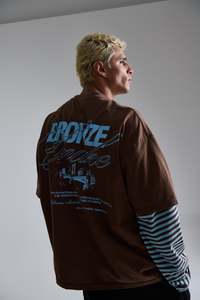 Bronze Snake Signature Tee Choc