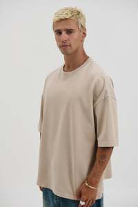 Mens: Relaxed Crew Tee Sand