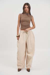 Womens Pants: Lavinia Pant Beige
