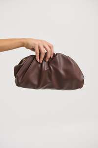 The Kyla Clutch Chocolate