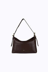 Lina Shoulder Bag Choc/Gold