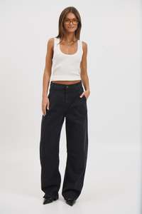 Womens Denim: Aston Jean Backstage Black