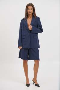 Womens Shorts: Brooks Bermuda Short Navy