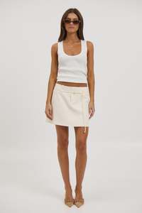 Piper Mini Skirt Cream