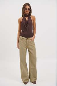 Womens Bodysuits: Teagan Bodysuit Choc