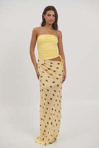 Bella Maxi Dress Lemon