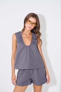 Kyla Top Charcoal