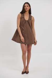 Sydney Mini Dress Chocolate