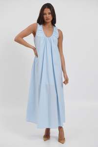 Womens Back In Stock: Pania Maxi Dress Sky