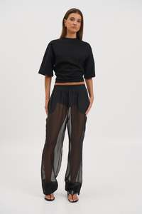 Womens Tops: Lex T-shirt Black