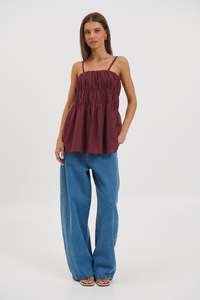 Womens Tops: True Cami Chocolate