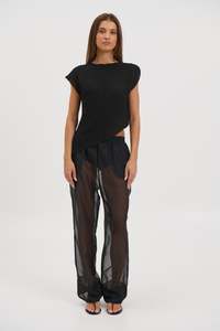 Womens Tops: Cassie Top Black