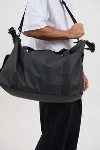 Mens Bags: Classic Duffle Bag Black
