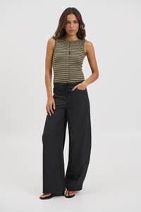 Womens Bodysuits: Trae Bodysuit Khaki