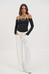 Womens Bodysuits: Nori Bodysuit Black