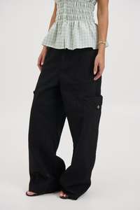 Annie Cargo Pant Black