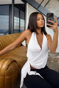 Womens Tops: Cherri Top White