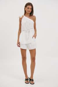 Womens Tops: Romeo Set White