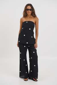 Nora Set Black Polka