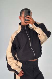 Cleo Windbreaker Black