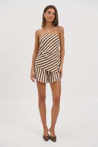 Womens Shorts: Erica Set Tiramisu