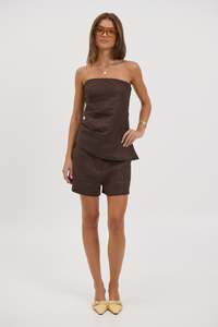 Womens Shorts: Veena Short Chocolate