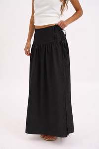 Minnie Maxi Skirt Black