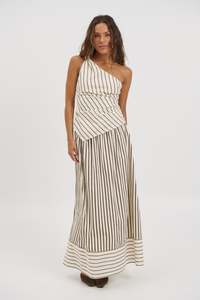 Womens Skirts: Aaliyah Set Beige