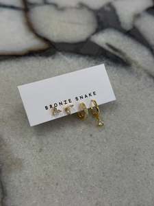 Romi Stacker Earring Set 18k Gold Plated