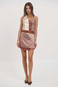Womenssale: Presley Mini Dress Brown - FINAL SALE