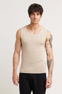 NTH Soft Knit Tank Oat - FINAL SALE