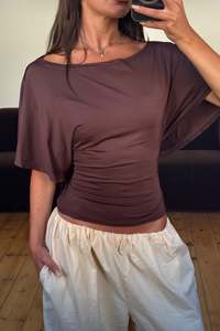 Womens: Murphy Top Chocolate