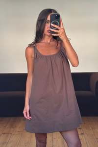 Womens: Laine Mini Dress Chocolate