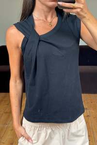 Womens: Clarke Top Black