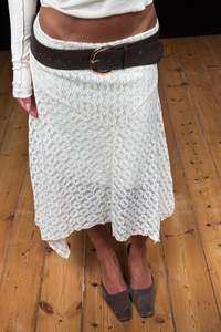 Shea Midi Skirt Cream