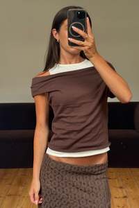 Womens: Nylah Knit Top Chocolate