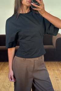 Womens Tops: Scout Top Black