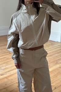 Womens Jackets Coats: Cleo Windbreaker Beige