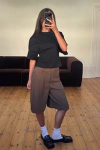 Womens Shorts: Brooks Bermuda Short Chocolate