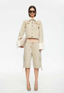 Womens Shorts: Apres Jort Stone