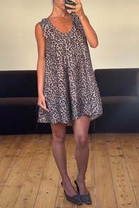 Eden Mini Dress Leopard