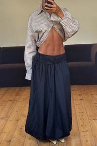 Stevie Midi Skirt Black